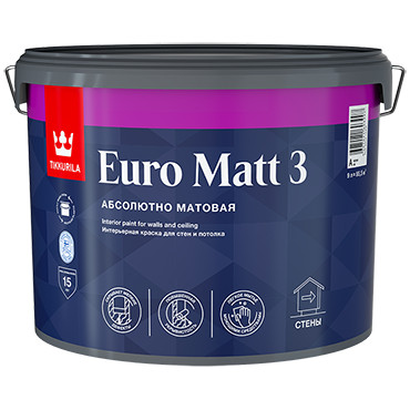 Евро Матт 3 А (9л) Тиккивала (Россия)
